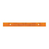 Stick-On Reflector Strip w/ Adhesive Backing & 2 Screw Mount  Amber