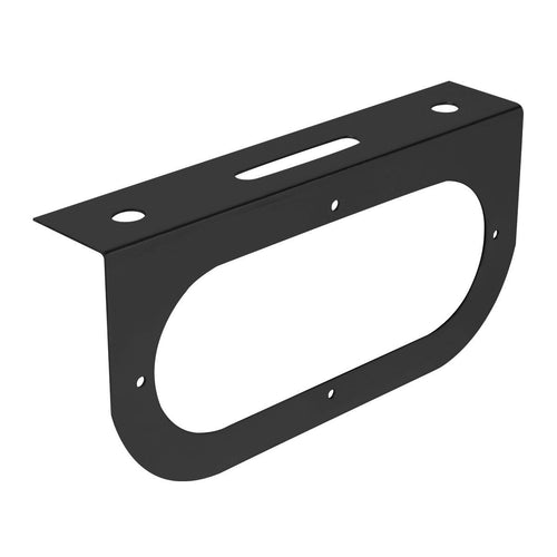 Black Mounting Bracket Only W/Oval Hole