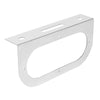 Chrome Mounting Bracket Only W/ Oval Hole