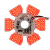 Ultra Thin Hex Air Cleaner Led Light Red 3 Wires