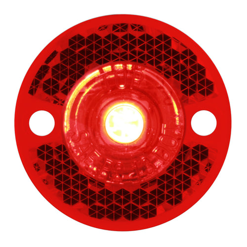 1-1/8" Mini Surface Mount LED Marker Light Red