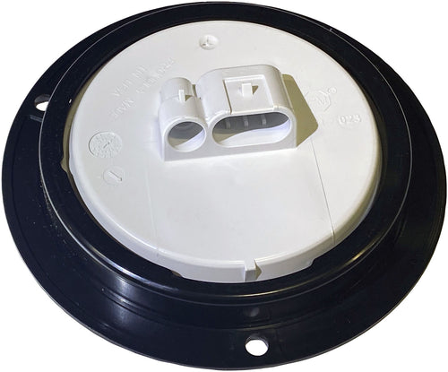 Amber/Amber LED Turn Signal, Round, Flange 4″ 12V, amber