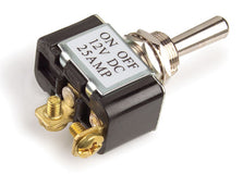 Grote Momentary Toggle Switches Mom On/Off, 25A, 11/16" x 15/32", 2 Screw