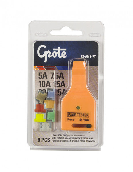 Mini Fuse Checker Low Profile Miniature Blade Fuse Assortment & Tester, 8 Pk – MiamiStar.com