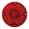 7" Round Led Bus Light Red/Red