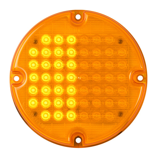 7" Amber-Amber Smart Dynamic Sequential LED Bus Coach Light