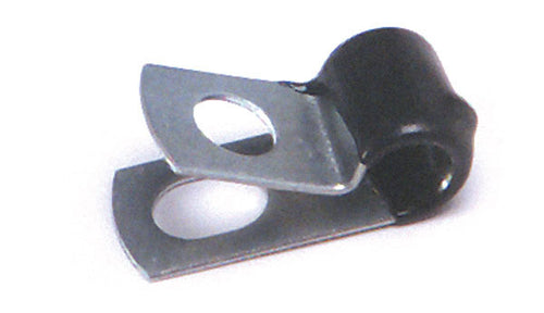 Vinyl Insulated Steel Clamps 1/4" Diameter, 5 Pack