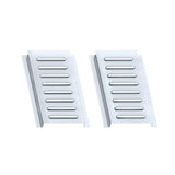 Stainless fits International ProStar/LoneStar Louvered Vent Covers