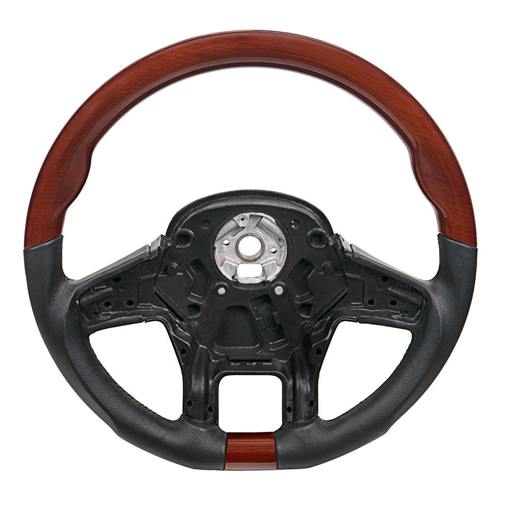 18-Inch Black Metallic Steering Wheel Cover – Fits Peterbilt Freightliner Semi Trucks – Universal