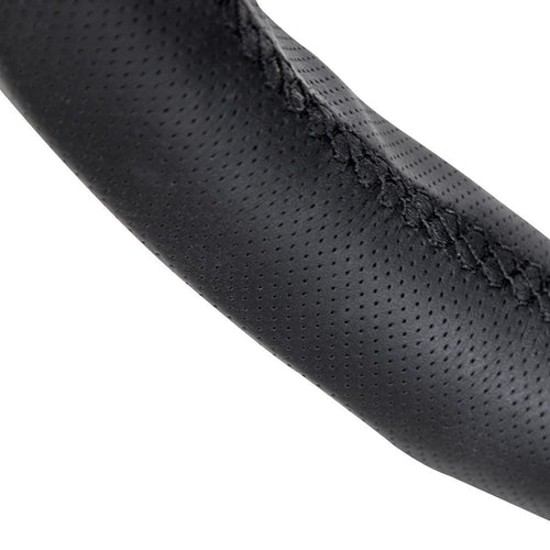 18" YourGrip Leather And Wood Steering Wheel For 2012-2021 Peterbilt 579 & 2013-2021 Kenworth T680