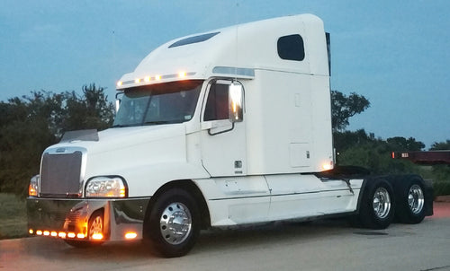 Rectangular Cab LED Marker Light W/ Connector Fits Freightliner FLD120 & International 4700