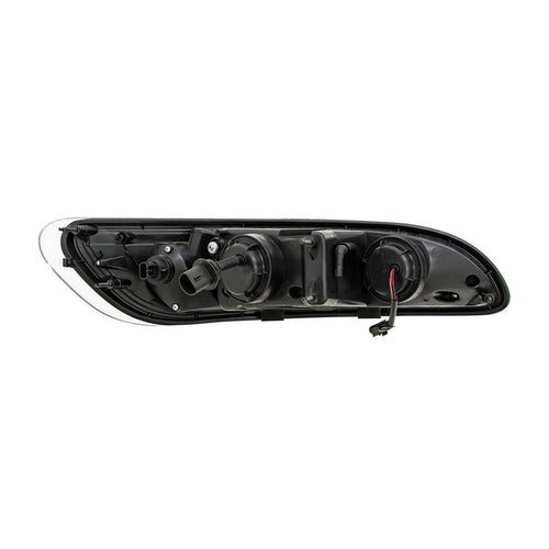 Headlight Fits Peterbilt 386/387 with white high power LED position/daytime running and LED turn signal light