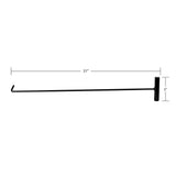 Black 31" Long Fifth Wheel Pin Puller, J-Hook (Each)