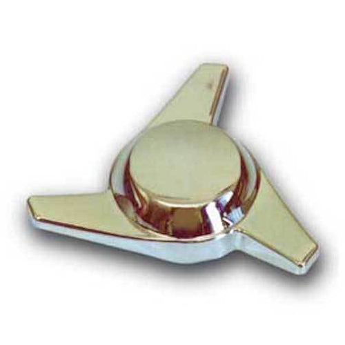 Chrome Plastic Spinner 3 Bar Stud Mount