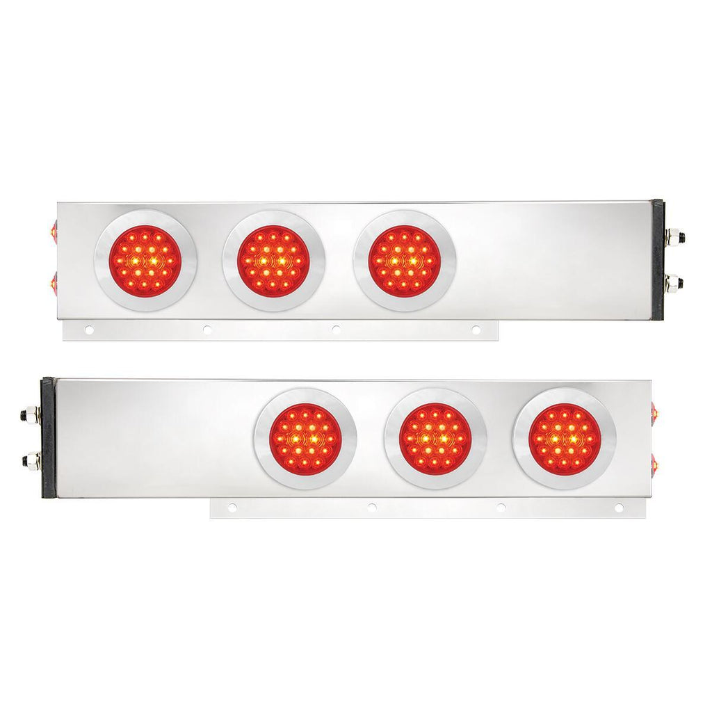 Led Spring Back Light Grand General 2-Pc Interchangeable S.S. Spring-Loaded LB w/4
