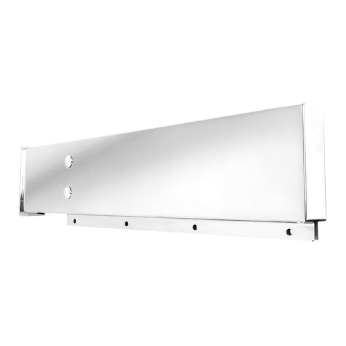 Stainless Steel Bar Mud Flap Hanger Set with 2-1/2'' Bolt Pattern