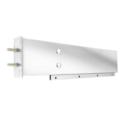 Stainless Steel Bar Mud Flap Hanger Set with 2-1/2'' Bolt Pattern