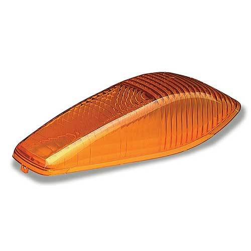 Grote Clearance Marker Replacement Lenses Large Aerodynamic Cab Lens, Amber