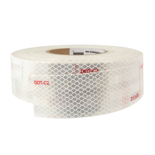 Premium Hi Viz DOT-C2 Reflective Tape in White 150′ Roll