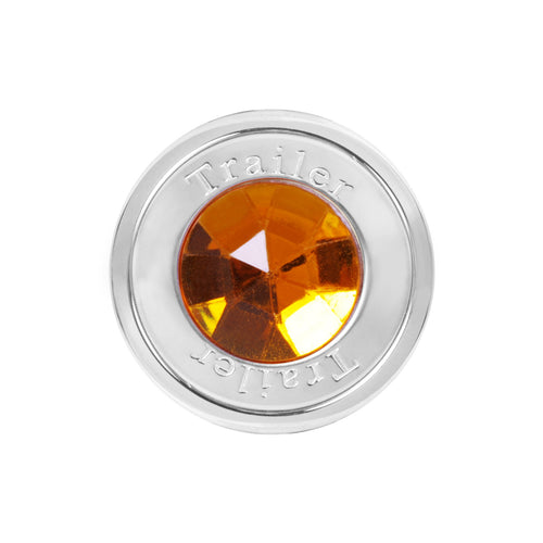 Amber Trailer Pin Hole Style Air Control Knob with Crystal on Top