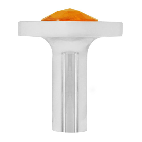 Amber Trailer Pin Hole Style Air Control Knob with Crystal on Top