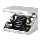 Black 5th Wheel Switch Guard with Glossy Sticker fits Freightliner