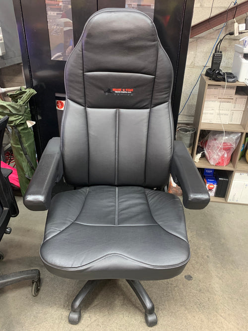 Office chair With Logo MSTP, Legacy,  Color Black, Dura Leather