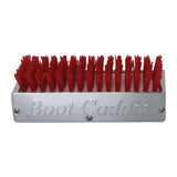 Red Brush Chrome Aluminum Boot Caddie With
