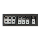 Chrome Rocker Switch Cover For Peterbilt 579 (2013-2019) & 567 (2014-2018)- 2 Openings (Card of 3)