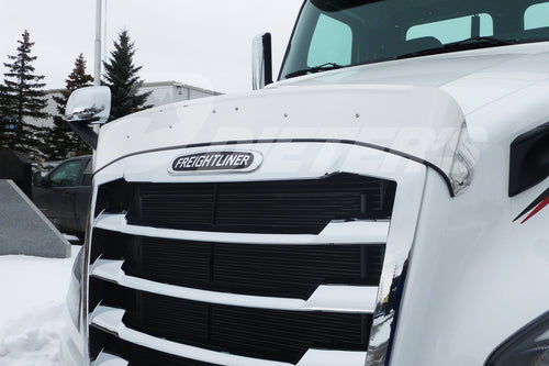 Bug Deflector For New fits Freightliner Cascadia  2018+ models. Sold individually. Built in hood tilt handle.