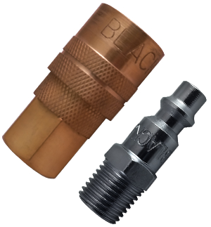Brass Air Coupler, Type M 1/4”