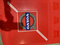 Mud Flap  24” X 30” Volvo Color Red Logo Center (Pair)