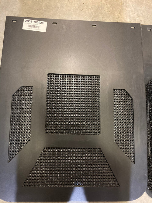Mud Flap 24” x 30” Aero  Color Black with debris Deflecting fiber
