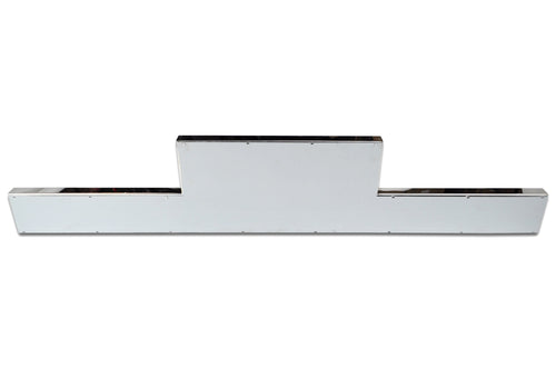 Stainless Steel 1 Piece Rear Light Bar & Panel Upside Down, 34” T-Bumper