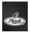 Mud Flap 24” X 30”,3/16'', Polypro, Black W/ White Logo fits Mack (RIGHT)