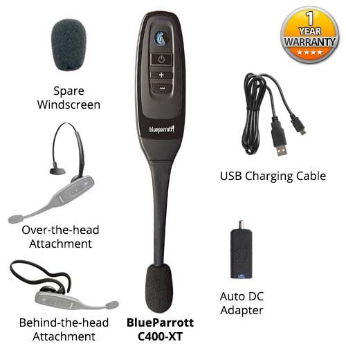 BlueParrott® - C400-XT Premium Convertible Bluetooth® Headset