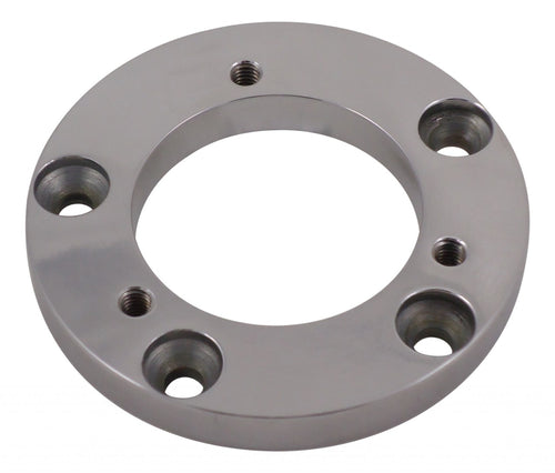 5:3 Hub Adapter Ring (makes a 5-Hole Hub into a 3-Hole Hub) - Polished Aluminum