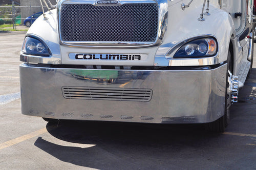 Hood Grill Filler Panel "Columbia" fits Freightliner Stainless Steel 304