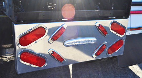 USA Star Logo LED Light fits Freightliner Grilles