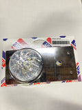 White/Blue Interior Single Watermelon Dome Light Plate Stainless 304 Fits Freightliner