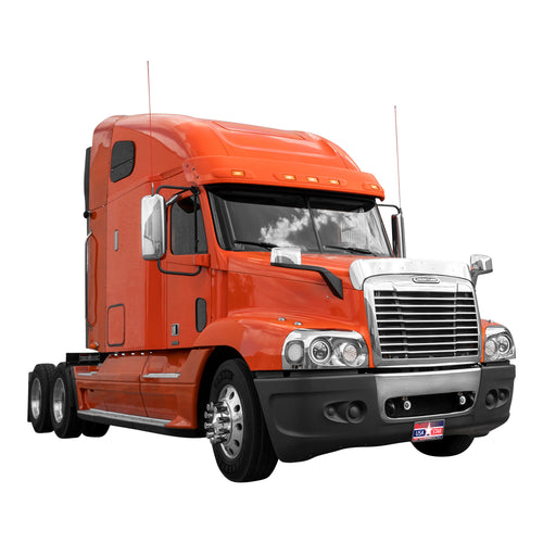 Chrome Plastic Grille (Freightliner Century) OEM Style W/ Bug Screen