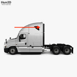 UPPER Cab Roof Extension Fairing (Passenger Side) RH Fits Freightliner Cascadia 2008-2017