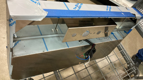 Hose air plug Center Panel 33 1/2" X 20" X 4" With LED 5 Lights Watermelon Red/Red And 1 White back up