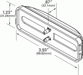 Amber Hi Count® 3-Diode LED Clearance Marker Lights