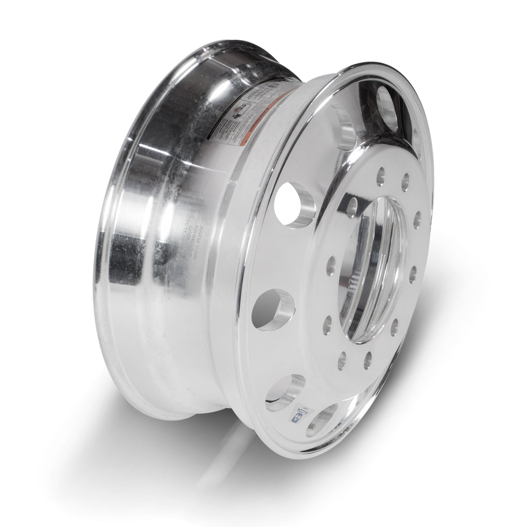 Aluminum Wheel/Rim ALCOA - 24.5x8.25 - 10 Holes - All position - Brigh