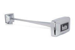 Square Single Horn, Chrome 29”