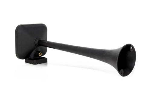 Single Bully Horn Black Plastic 15.5”