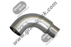 Chrome Elbow Reduced 5" to 4" Fits International 9300