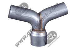 5" ID/4" OD Y-Pipe fits International Aluminized