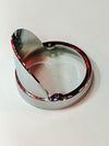 Chrome Plastic Bezel W/Visor For Cab Marker Light